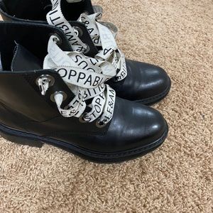 Statement combat boots!
